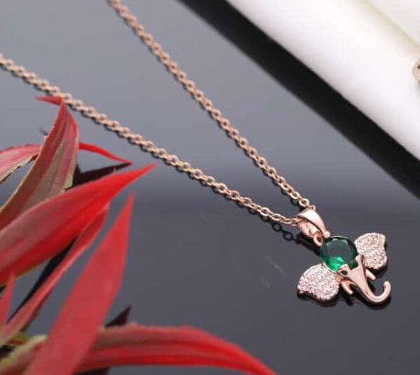 Ganesh Chain 18k Rose gold plated Pendant