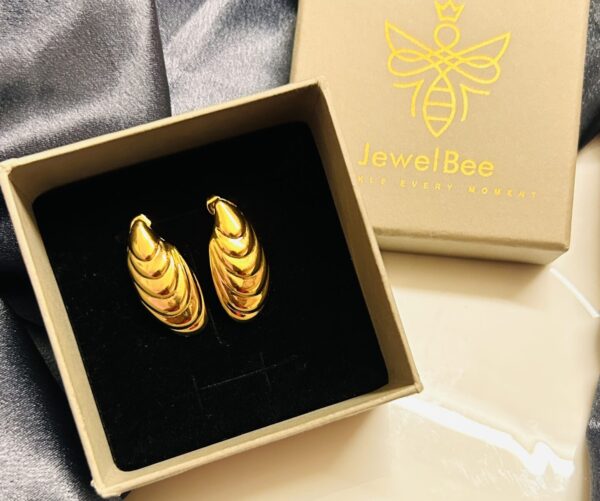 18k Gold Plated shell earrings