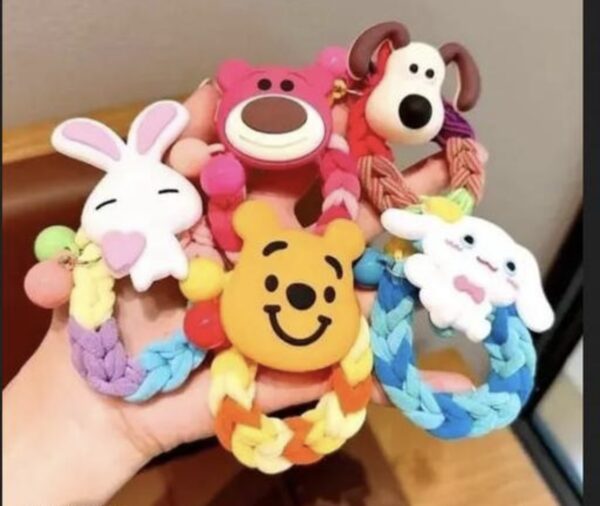 Cute Cartoon Character Hair Bun- PACK OF 2 (Random)-Accessories