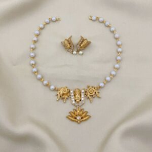 Venkatesha pearl mala set