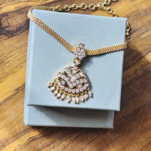 Premium Short Addigai with panchaloham pendant