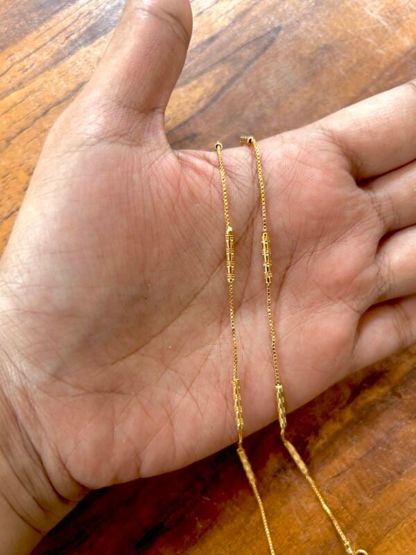 Gold Plated Tube Anklet