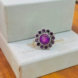 ZX Stone Adjustable Rings