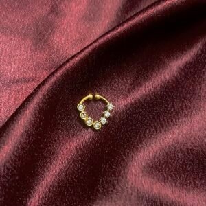 Premium AD Stone Non Piercing Septum Ring