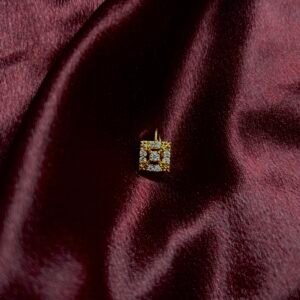 Premium AD Stone Two In One Non Piercing Ear and Nose Pin