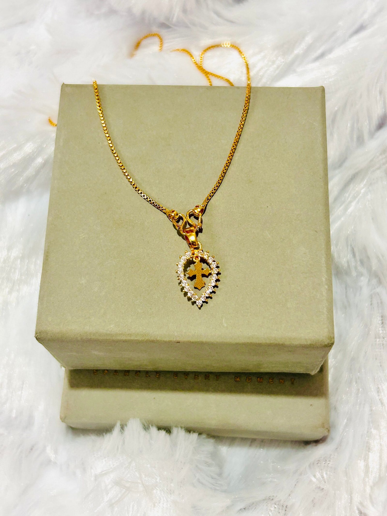 Gold Plated Diamond Thali-Minnu - Image 2