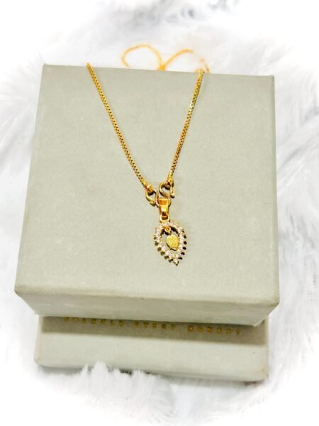 Gold Plated Diamond Thali Mala Non idol