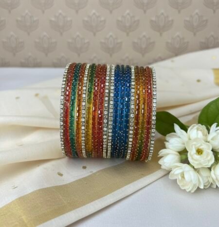 Glass Bangles - Rainbow