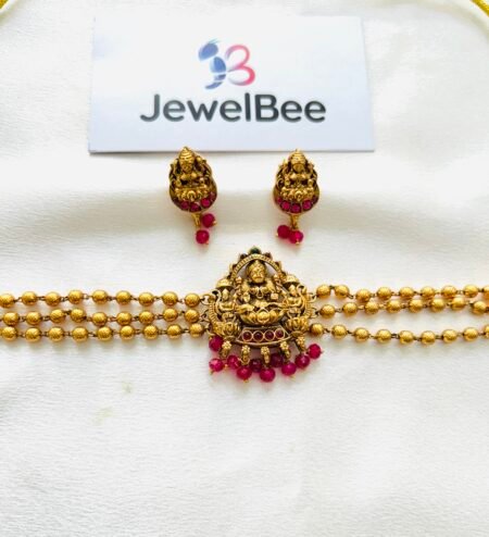 Traditional Lekshmi devi choker