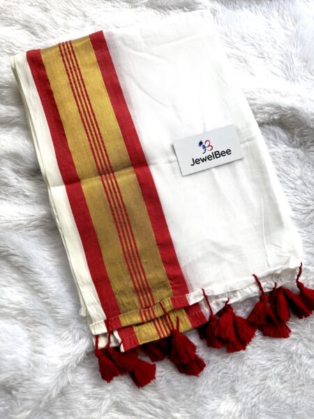 Shivadha Mull Cotton Saree 120 count with Blouse Piece