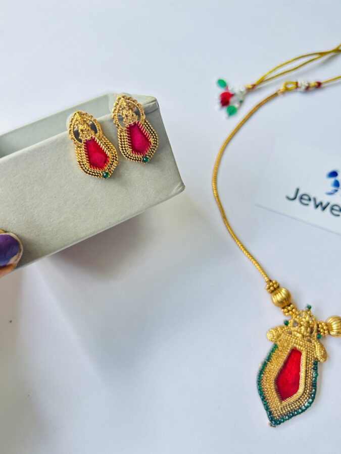 Traditional Palaka Mala Set - Image 6