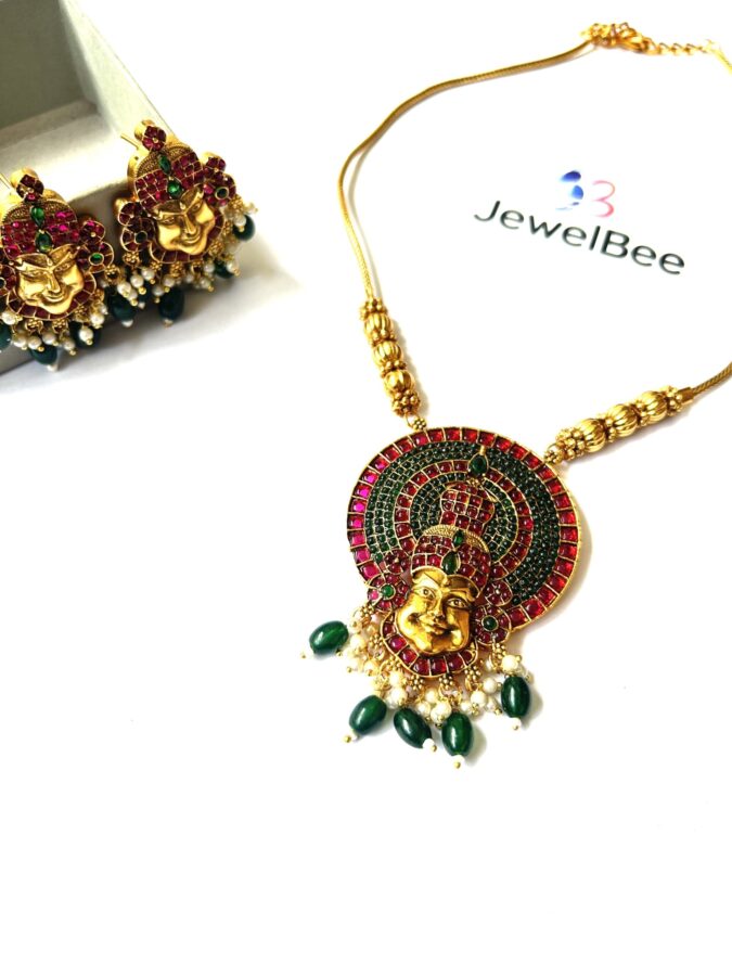 Premium Kathakali Necklace Set