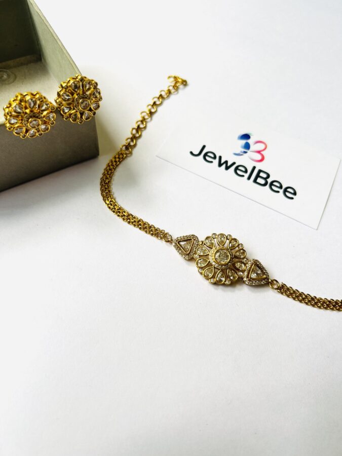 Premium AD simple Flower Choker set