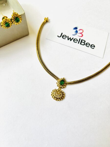 Premium Tanu AD Necklace Set
