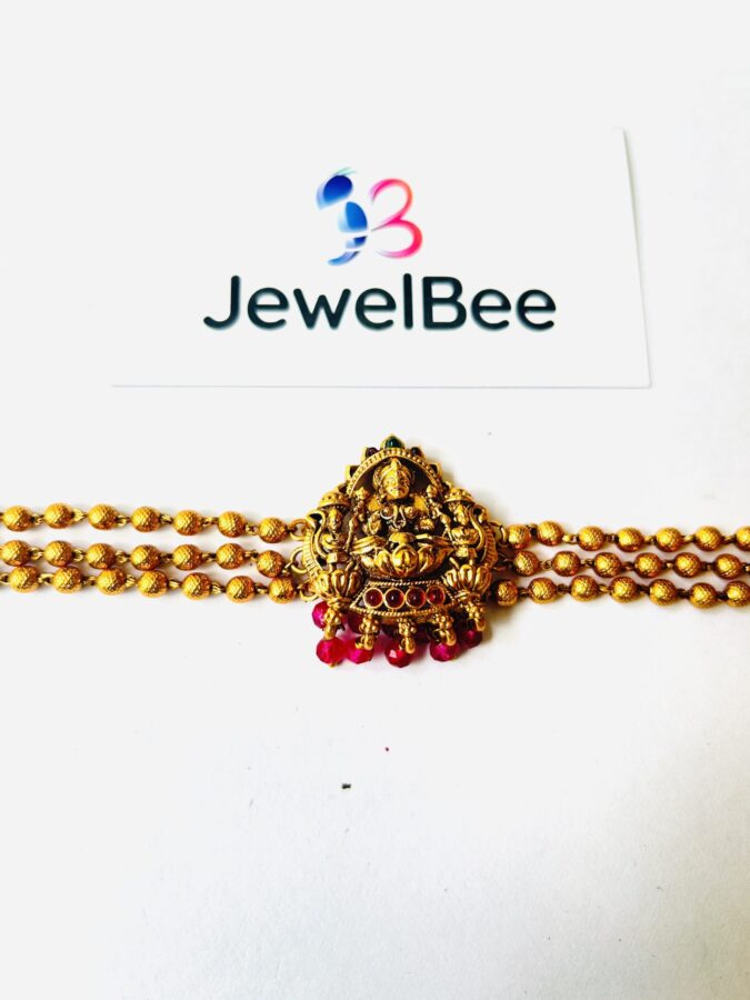 Traditional Lekshmi devi choker - Image 5