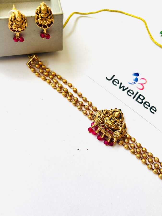 Traditional Lekshmi devi choker