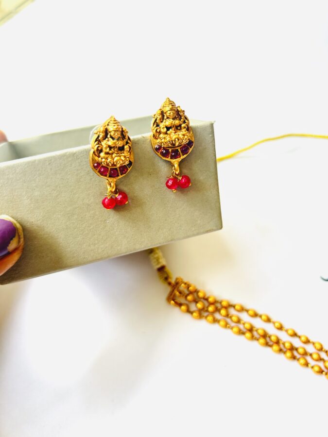 Traditional Lekshmi devi choker - Image 4