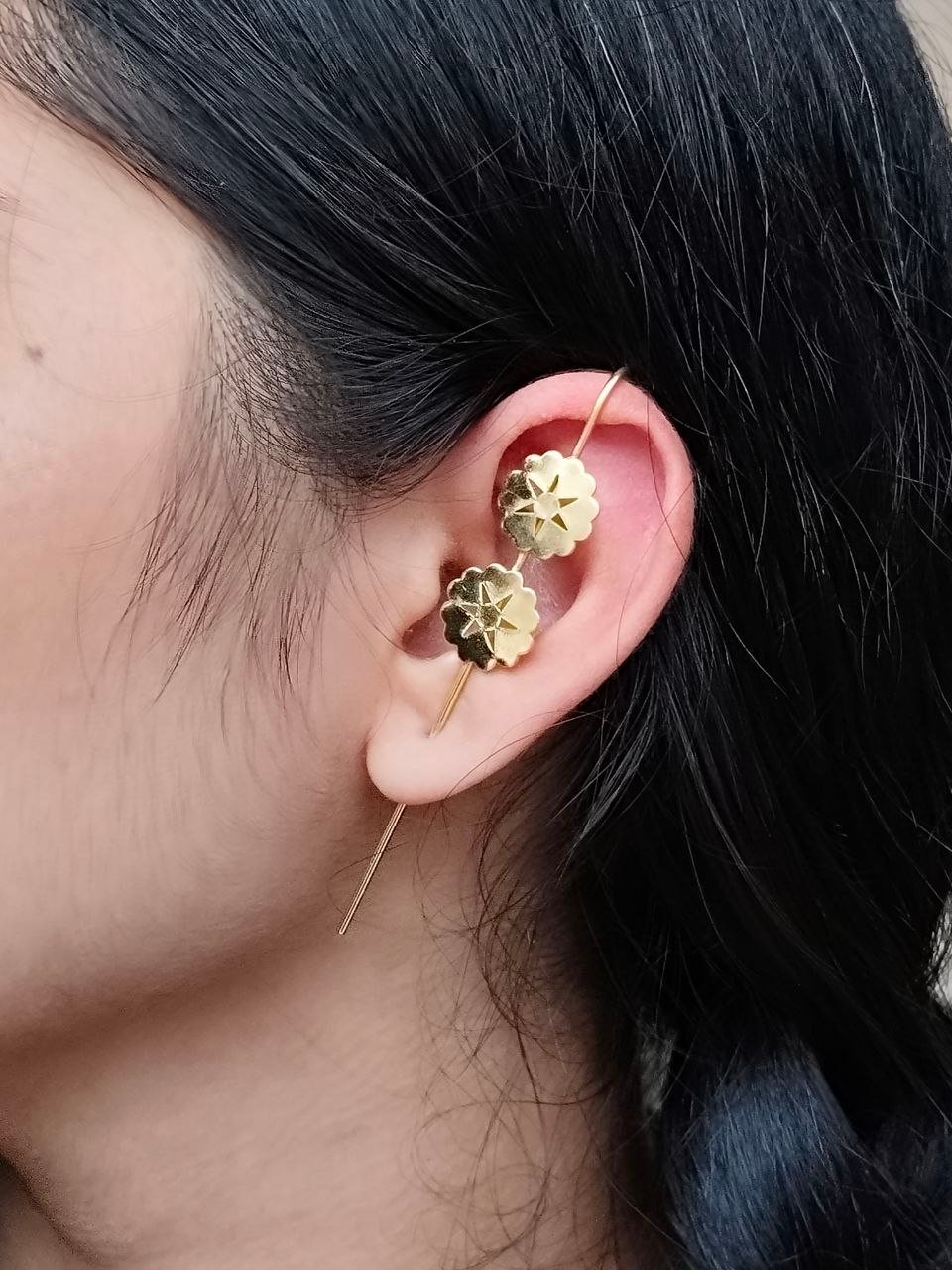 Gold Plated Boho Earcuff