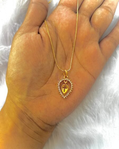 Gold Plated Diamond Thali-Minnu