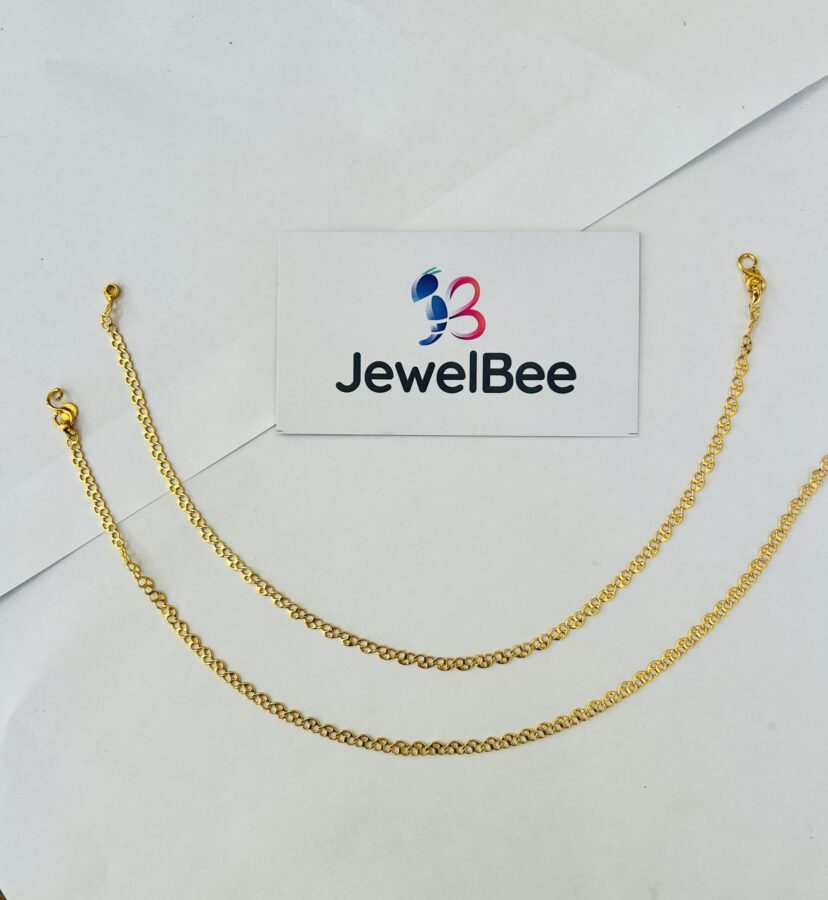 Gold Plated Thrilohini Anklet