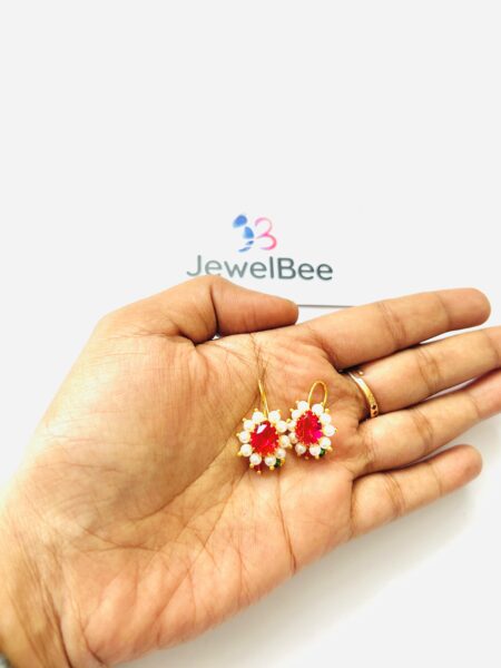 Traditional Sindoori Bugadi with Pearls