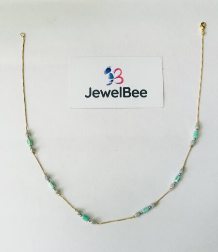Pearl and bead mala set -[Anti tarnish]