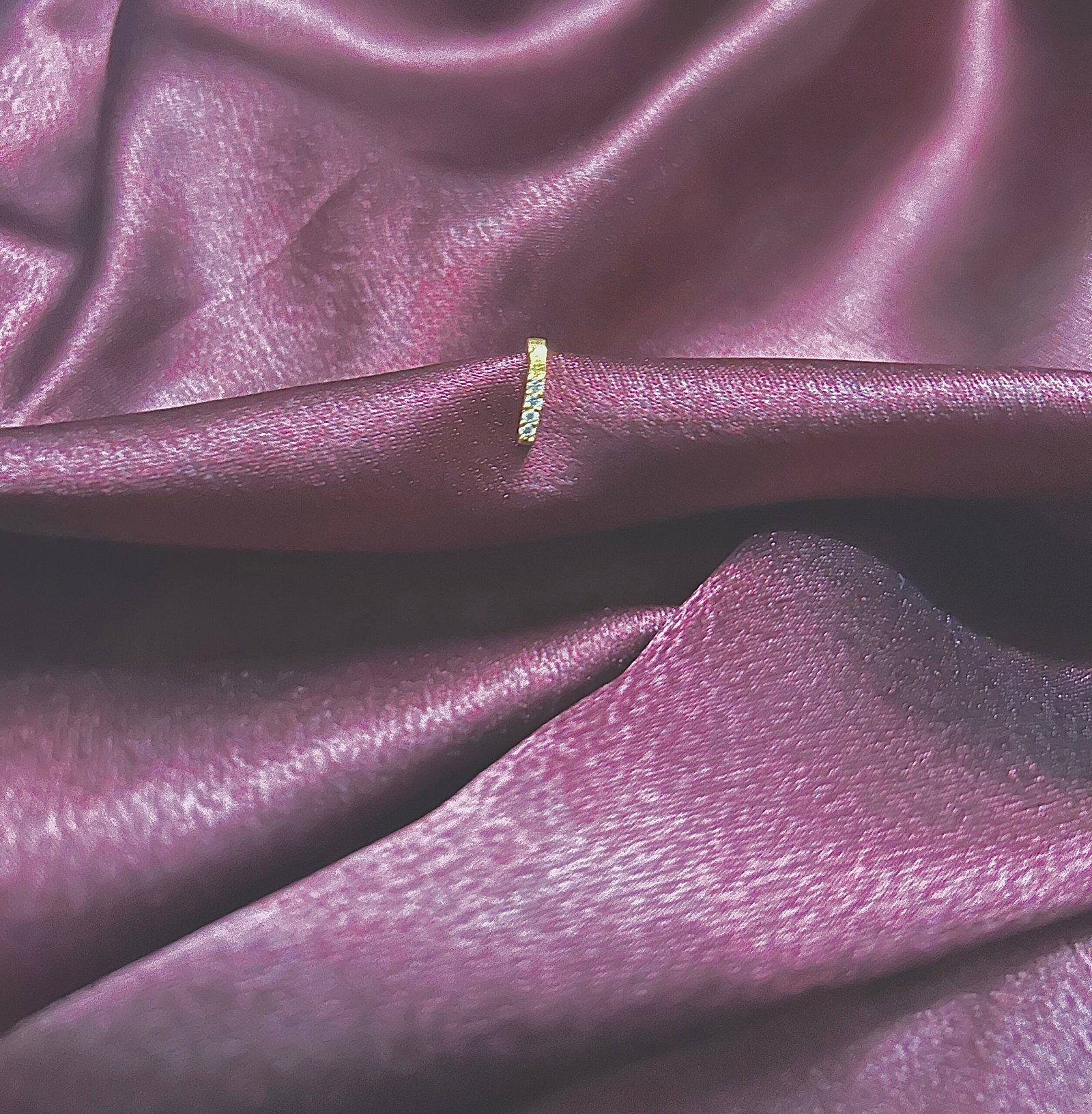 Gold Plated Mini Press On Nosepin with Stones