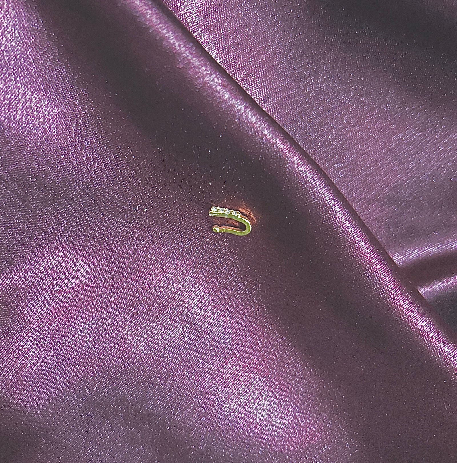 Gold Plated Mini Press On Nosepin with Stones - Image 2