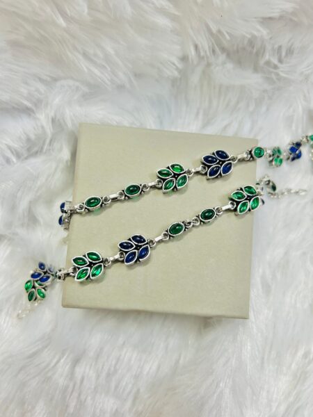 HARINI Anklet - Oxidised Anklet