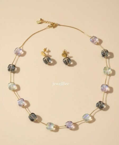 Pearl and bead mala set -[Anti tarnish]