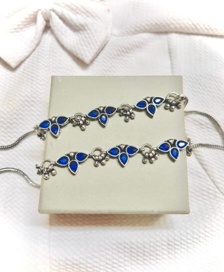Sonarika Anklets- Navy Blue