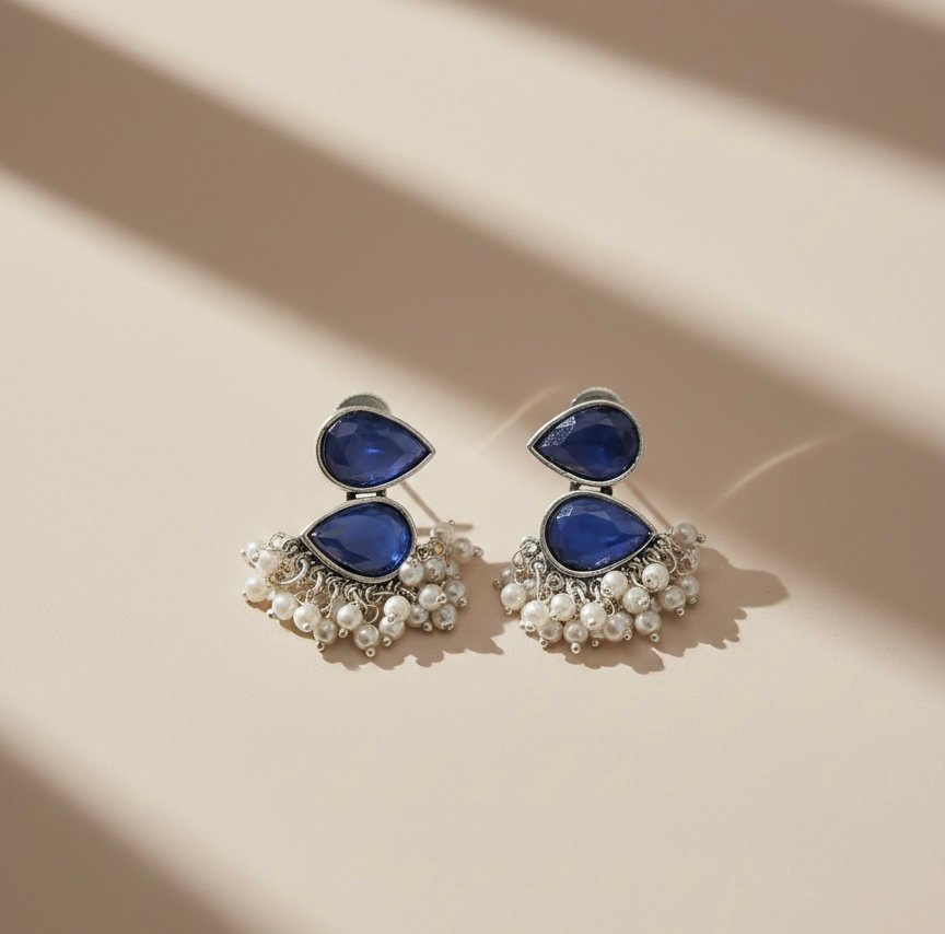 HAMSINI Stone Earrings