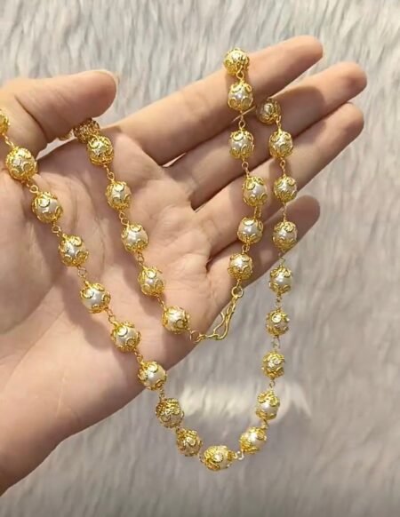 Traditional Single layer Beaded Necklace Set