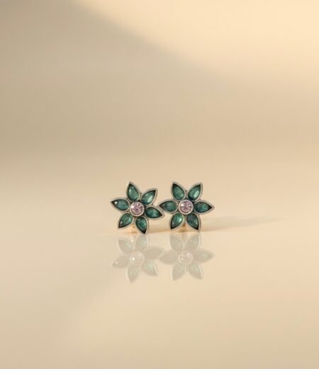 Flower Stone Minchi- Adjustable Toe Ring - Sea Blue