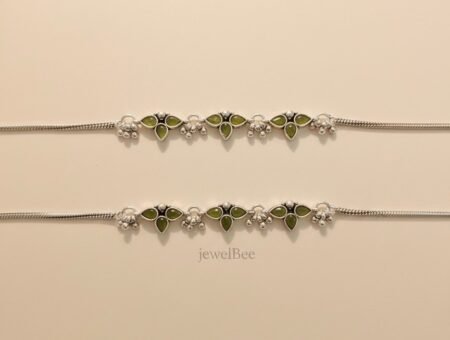 Sonarika Anklets- Lemon Green
