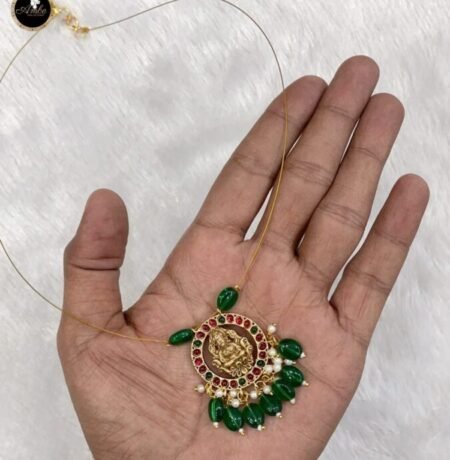 Invisible Lekshmi choker with big beads