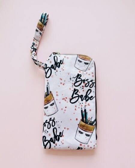 PINTERST MOBILE POUCH -BOSS BABE