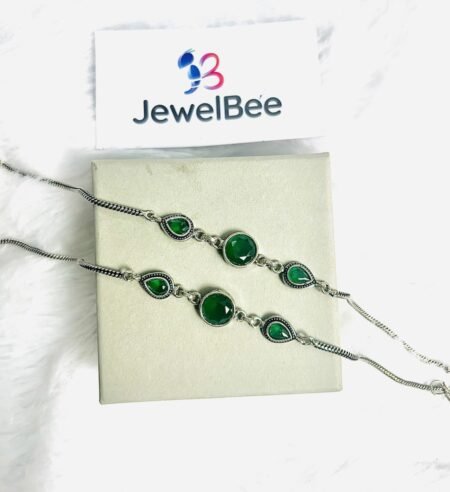 Navya Anklet-  GREEN