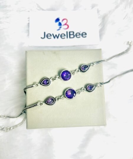 Navya Anklet- Lavender