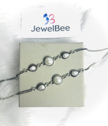 Navya Anklet- PEARL