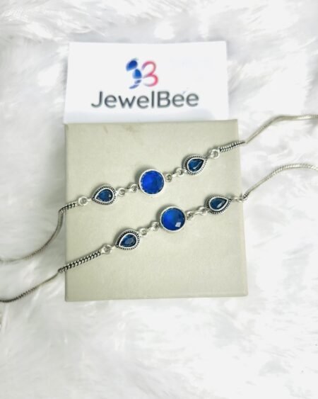 Navya Anklet- BLUE