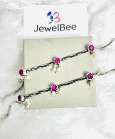 JANAKI ANKLET- PINK