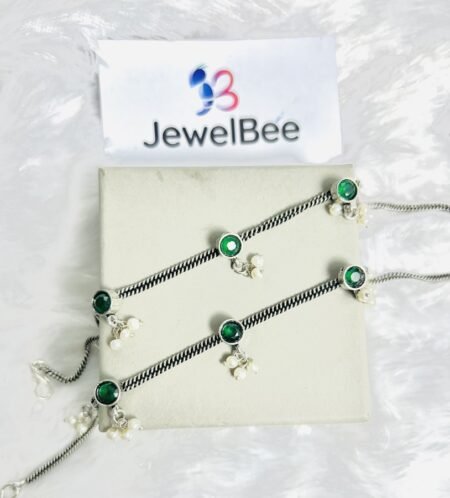 JANAKI ANKLET- GREEN