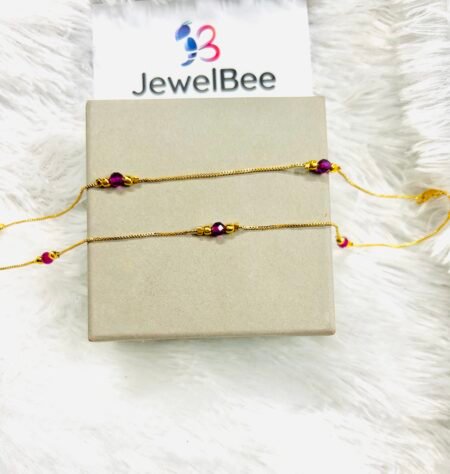 Gold Plated KANISHKA Anklet