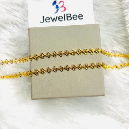 Gold Plated AKSHAYA Anklet