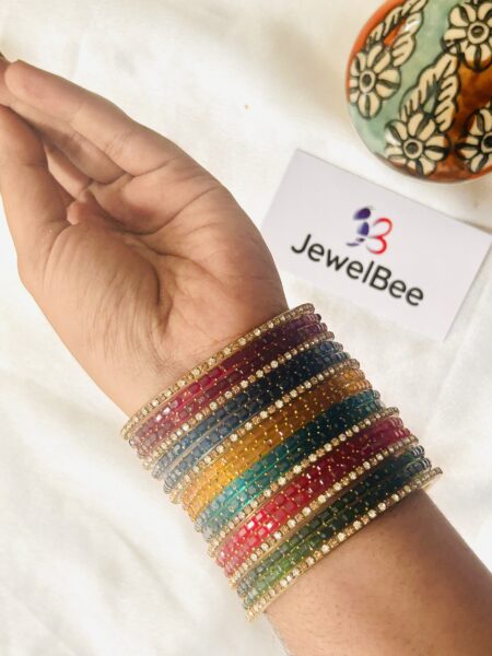 Glass Bangles - Pavizhamalli