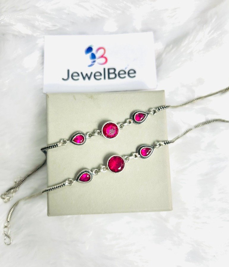 Navya Anklet- pink