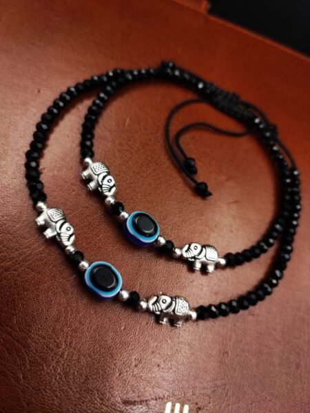 Trendy Anklets with Evil Eye Charm