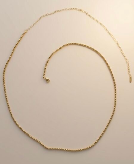 18K Gold Plated Shreya single layer hip chain