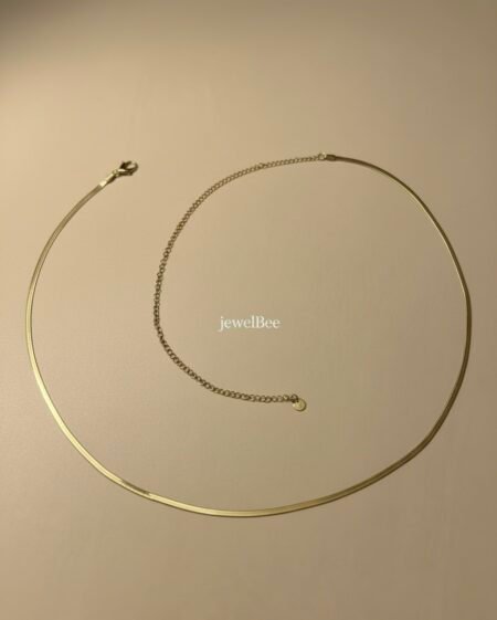 18K Gold Plated Snake Chain Single Layer hip chain